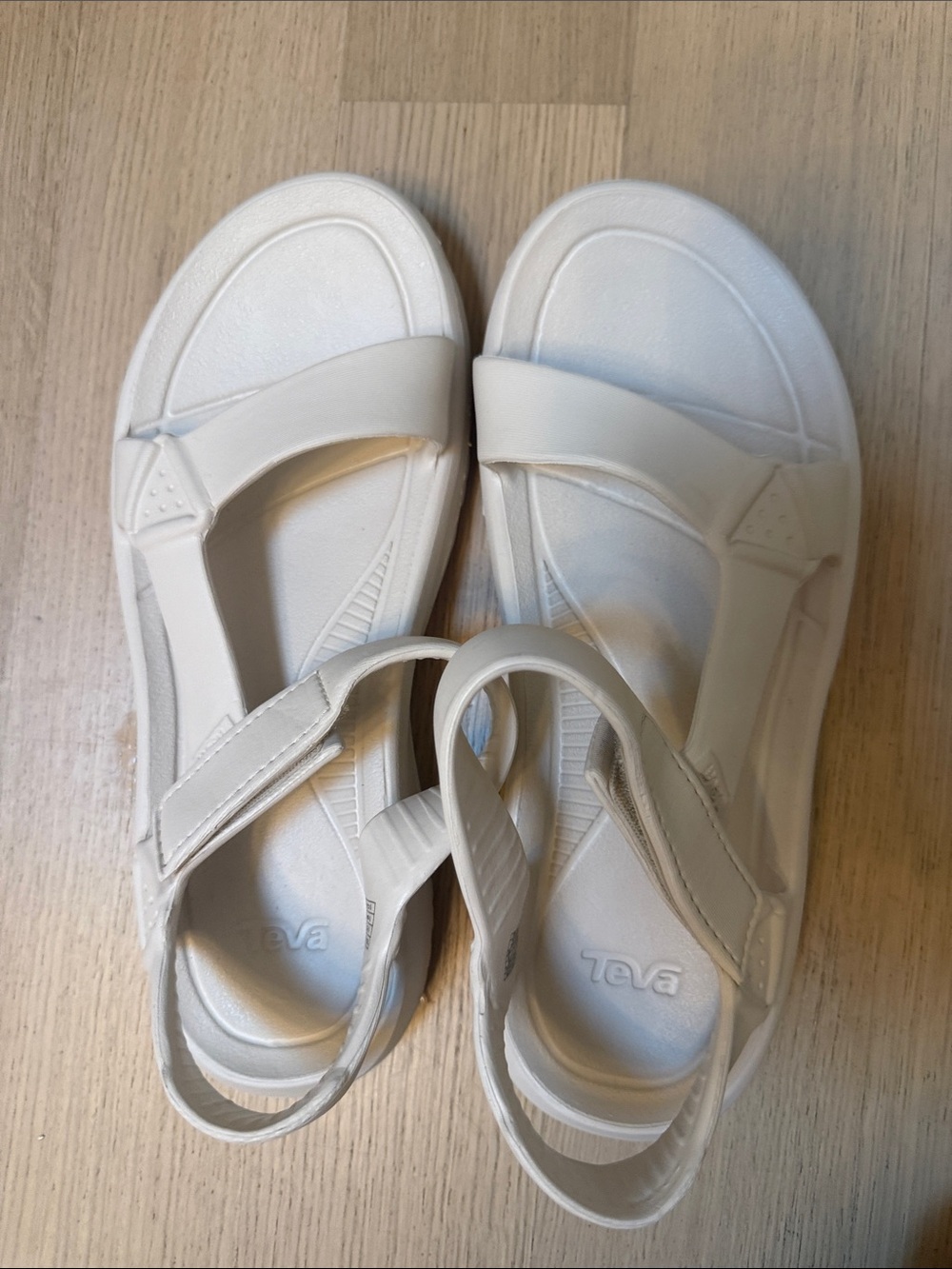 Teva Off-White Strappy Sport Sandals